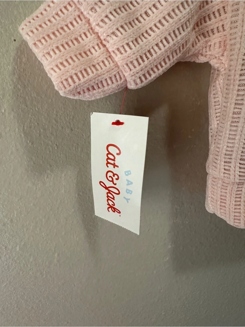 Cat & Jack Light Pink Knit Openwork Baby Sweater